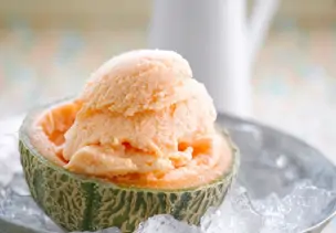 Melonen-Eiscreme