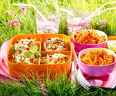 Couscoussalat und Karottensalat fürs Picknick