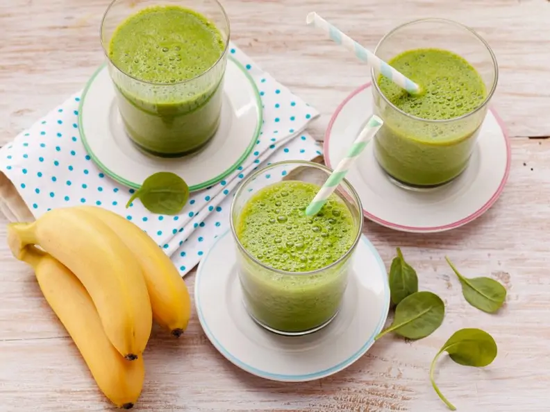 Bananen-Spinat-Smoothie