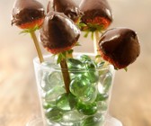Erdbeeren mit Schokoldenüberzug