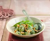 Gnocchi mit Kräutern und Krabben