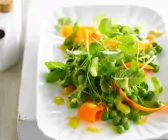 Kressesalat mit Mango-Vinaigrette