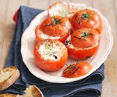 Grilltomaten mit Käsefüllung