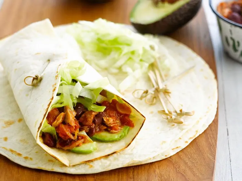 Thunfisch-Wraps mit Avocado