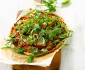 Zucchinipizza mit Kräutern