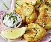 Ausgebackene Zucchini