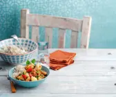 Indischer Gemüse-Kartoffeltopf mit Koriander