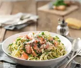 Pasta mit Zitronen-Lachs