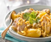 Zitronenhähnchen mit Safran