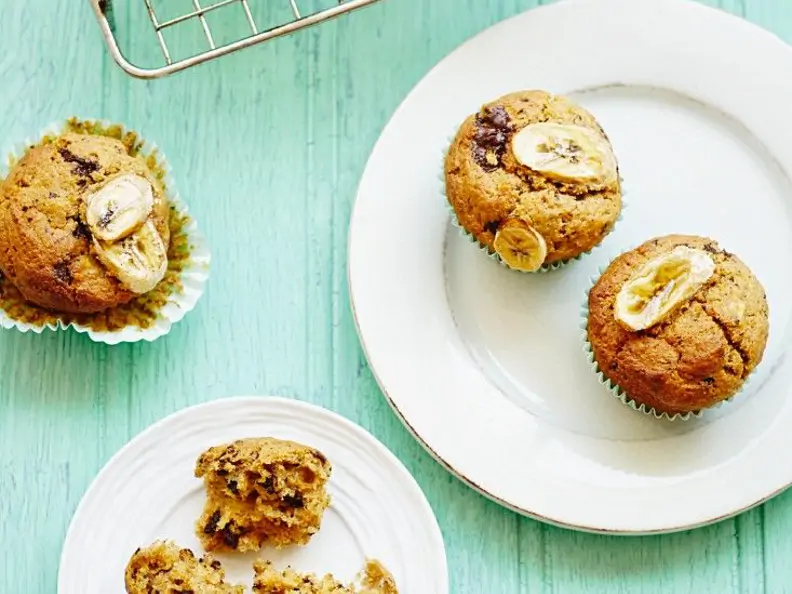 Vegane Schoko-Bananen-Muffins