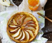 Glasierter Birnenkuchen