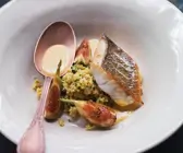 Wolfsbarsch auf Couscous
