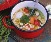 Bohnensuppe mit Gemüse