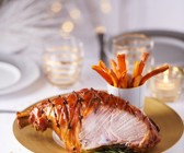 Braten vom Spanferkelschinken