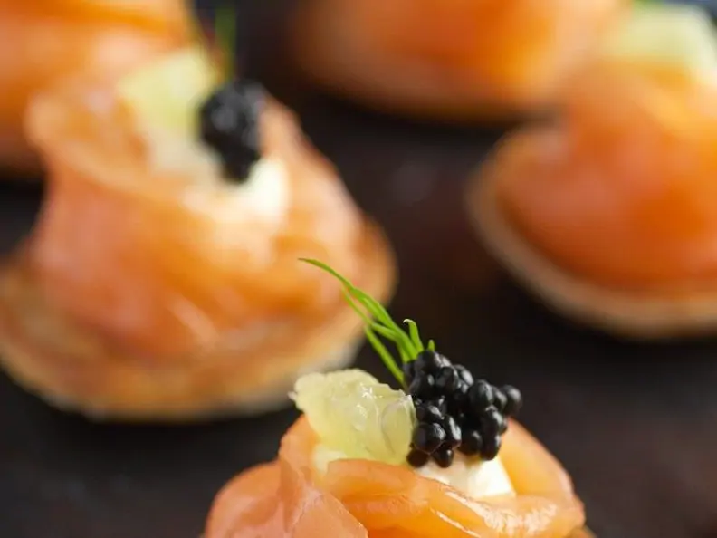 Lachs-Blinis