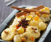 Obstsalat mit winterlichen Gewürzen