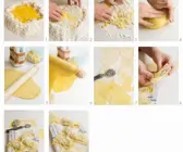 Ravioli gefüllt mit Pilzen