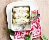 Cannelloni mit Spinat und Mozzarella