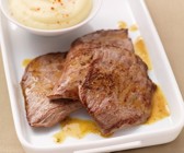 Reh mit Sellerie-Kartoffelpüree