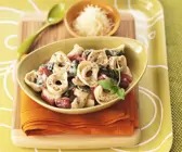Tortellini mit cremiger Gemüsesauce