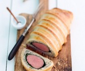 Rinderfilet mit Spinat im Blätterteig