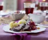 Sauerbraten mit Sauce