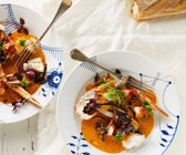 Langostinos in Tomatensauce