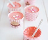Vegane Erdbeer-Mousse
