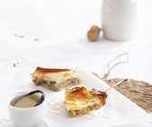 Kartoffel-Filoteigkuchen mit Feta