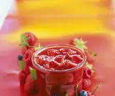 Rote Beerenkonfitüre