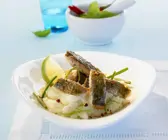 Dorade mit Limettenschnee und Basilikumsoße