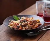 Tajine mit Rindfleisch und Couscous