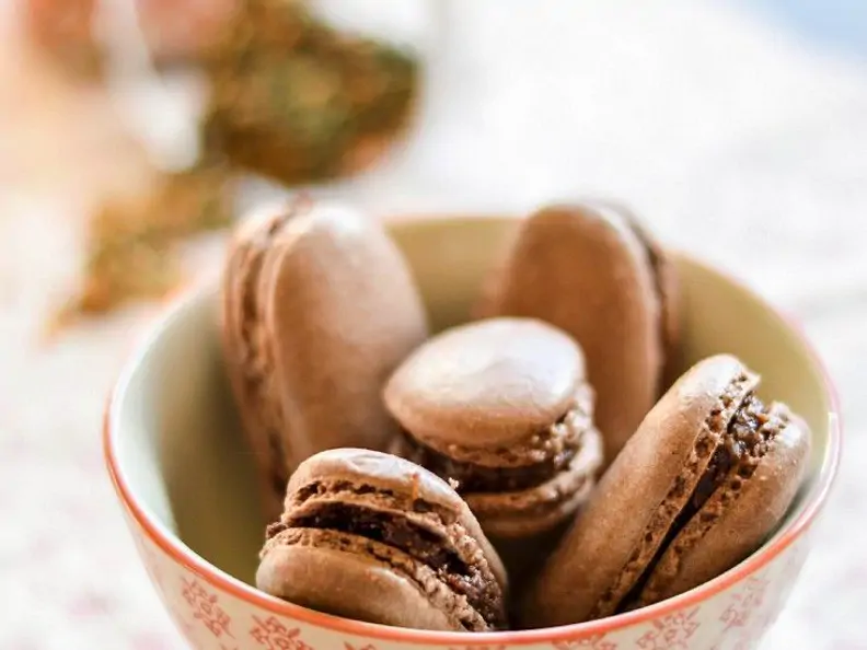 Macarons mit Schokocreme