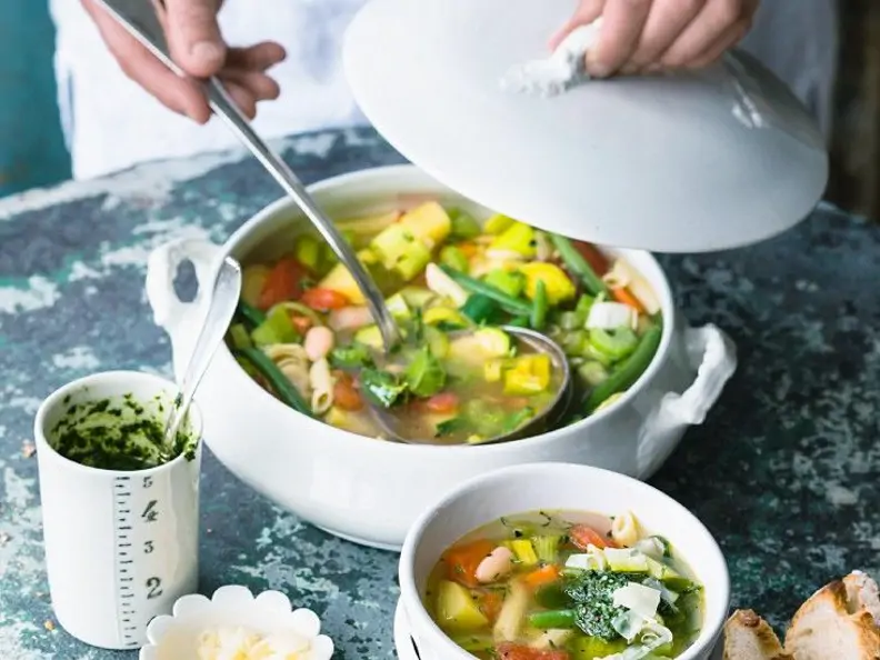 Minestrone mit Pistou-Soße