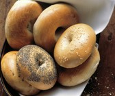 Verschiedene Bagels