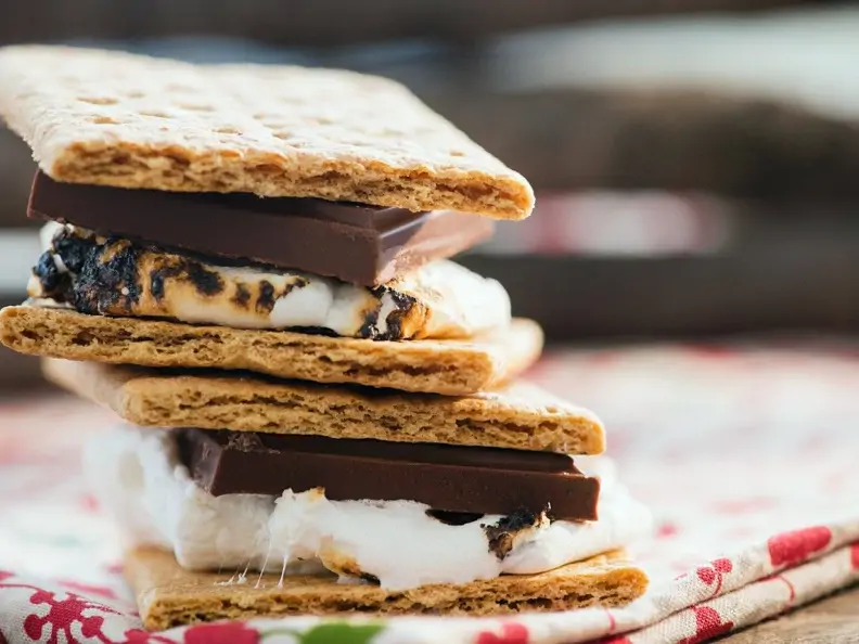 Marshmallow-Sandwiches vom Grill