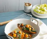 Süßkartoffeln mit Gemüsefüllung