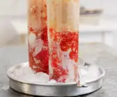 Float mit Früchten