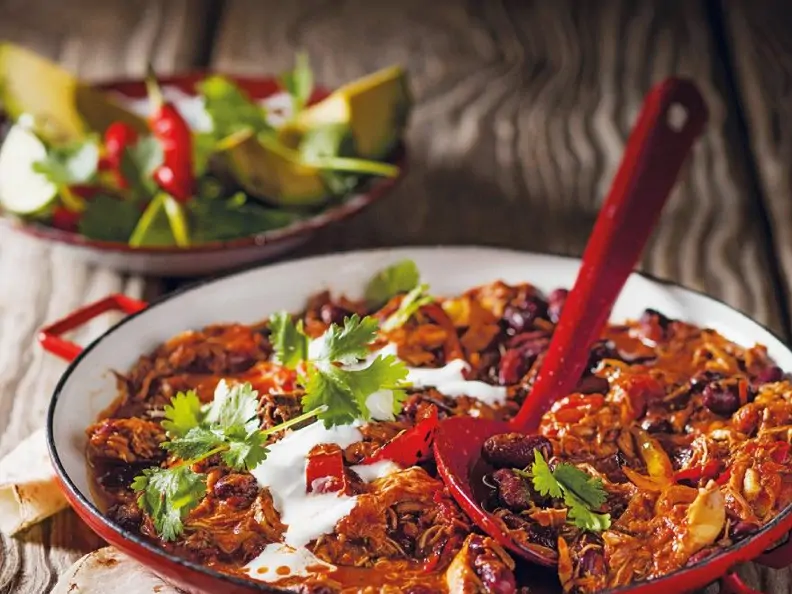 Chili con carne mit Hähnchenfleisch
