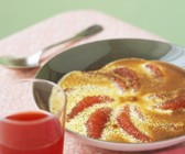 Gebackene Grapefruit-Creme mit Kakao
