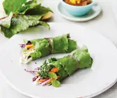 Gemüse-Salat-Wraps