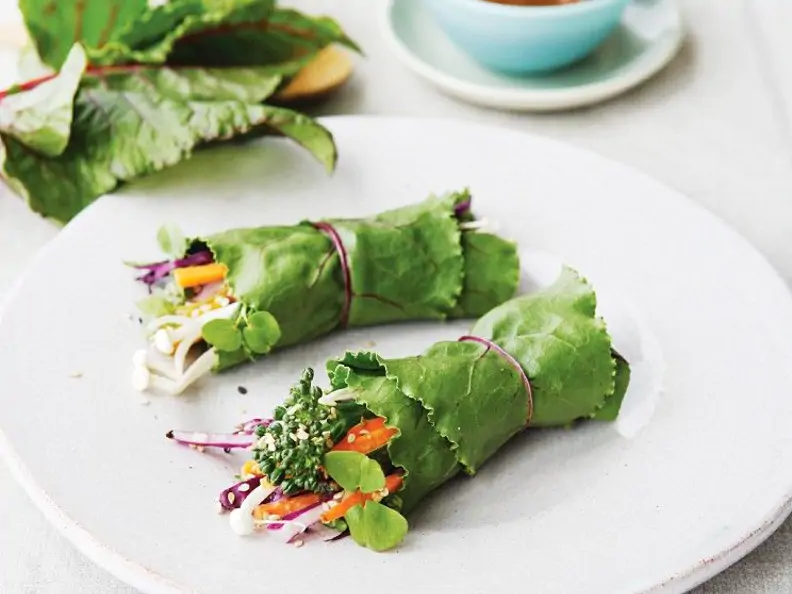 Gemüse-Salat-Wraps