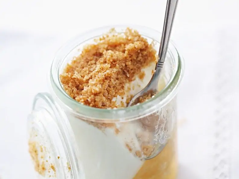 Quarkmousse im Glas