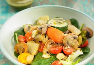 Pesto-Gemüsesalat