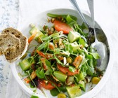 Krabbensalat mit Avocado