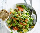 Krabbensalat mit Avocado