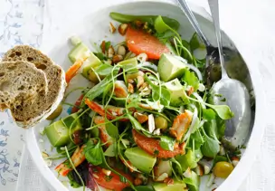 Krabbensalat mit Avocado