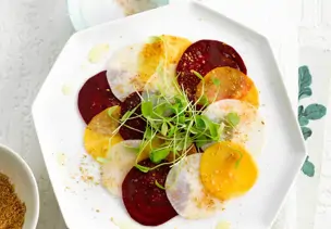 Rüben-Carpaccio