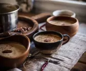 Maronen-Kürbis-Suppe mit Nüssen