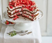 Erdbeertorte nach Schwarzwälder-Art